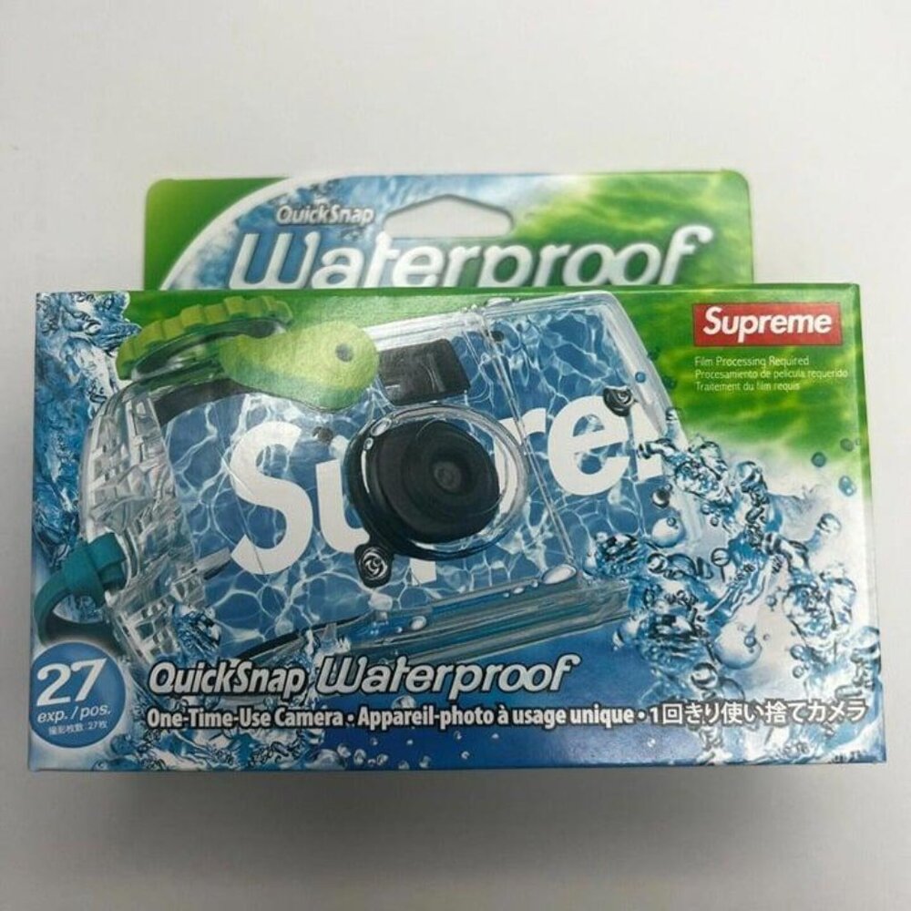 Supreme Fujifilm Disposable Waterproof One-Time-Use Camera Brand New